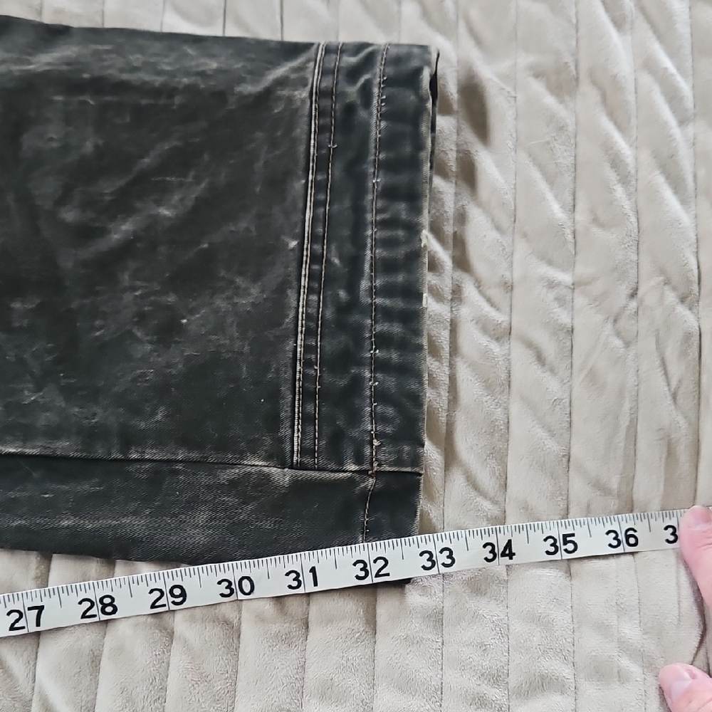 Kuhl Charcoal Distresed Jeans Sz 6 - Picture 9 of 9